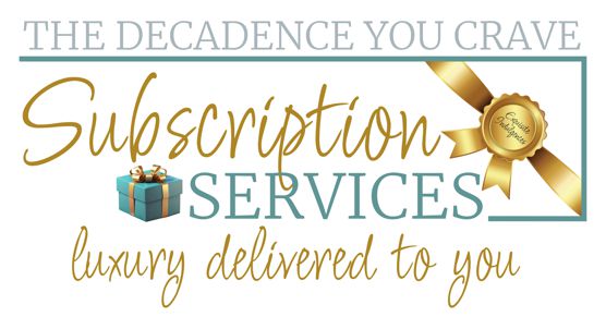 luxury subscription cupcake and confection subscription logo link