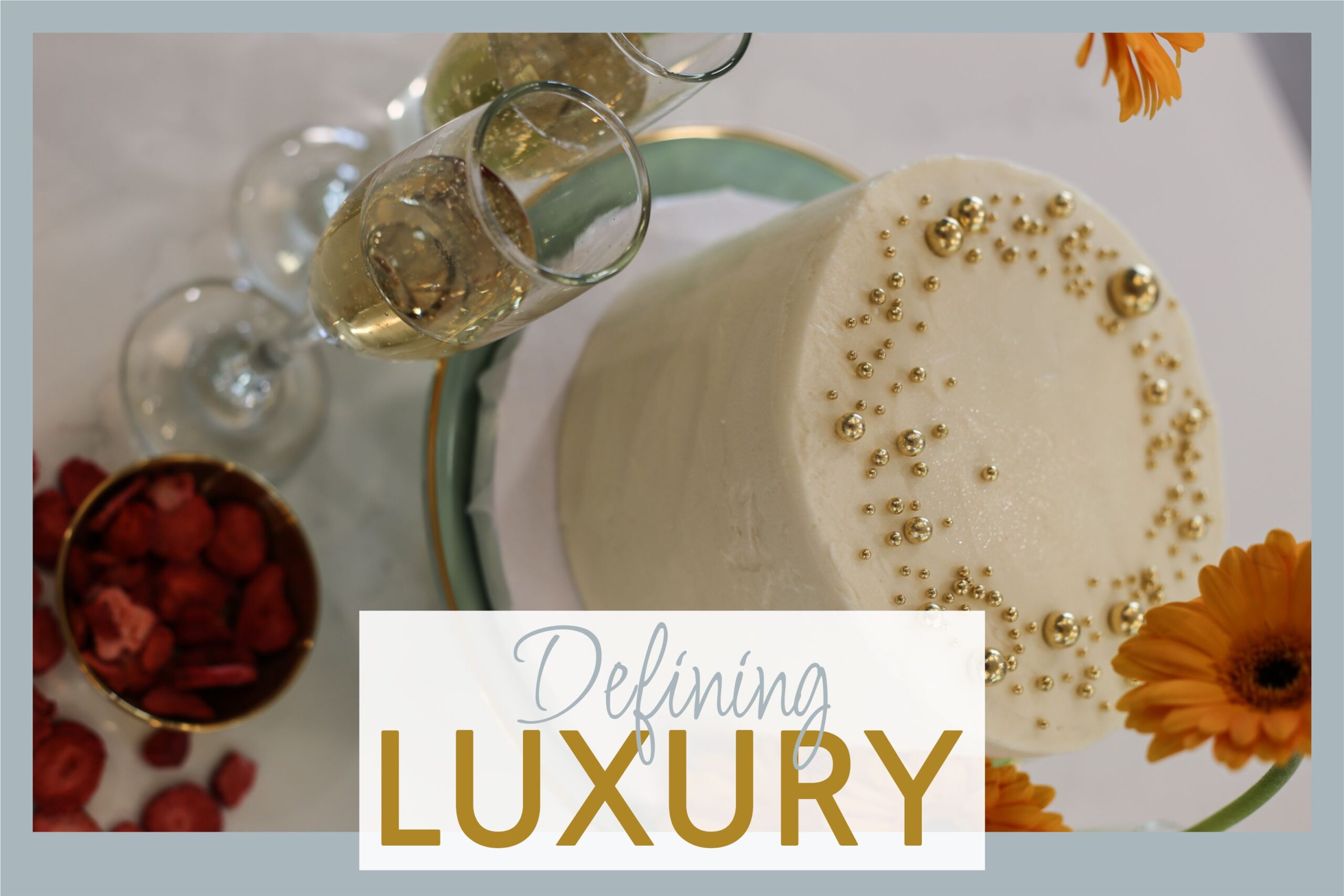 Defining luxury feature image gluten-free cake