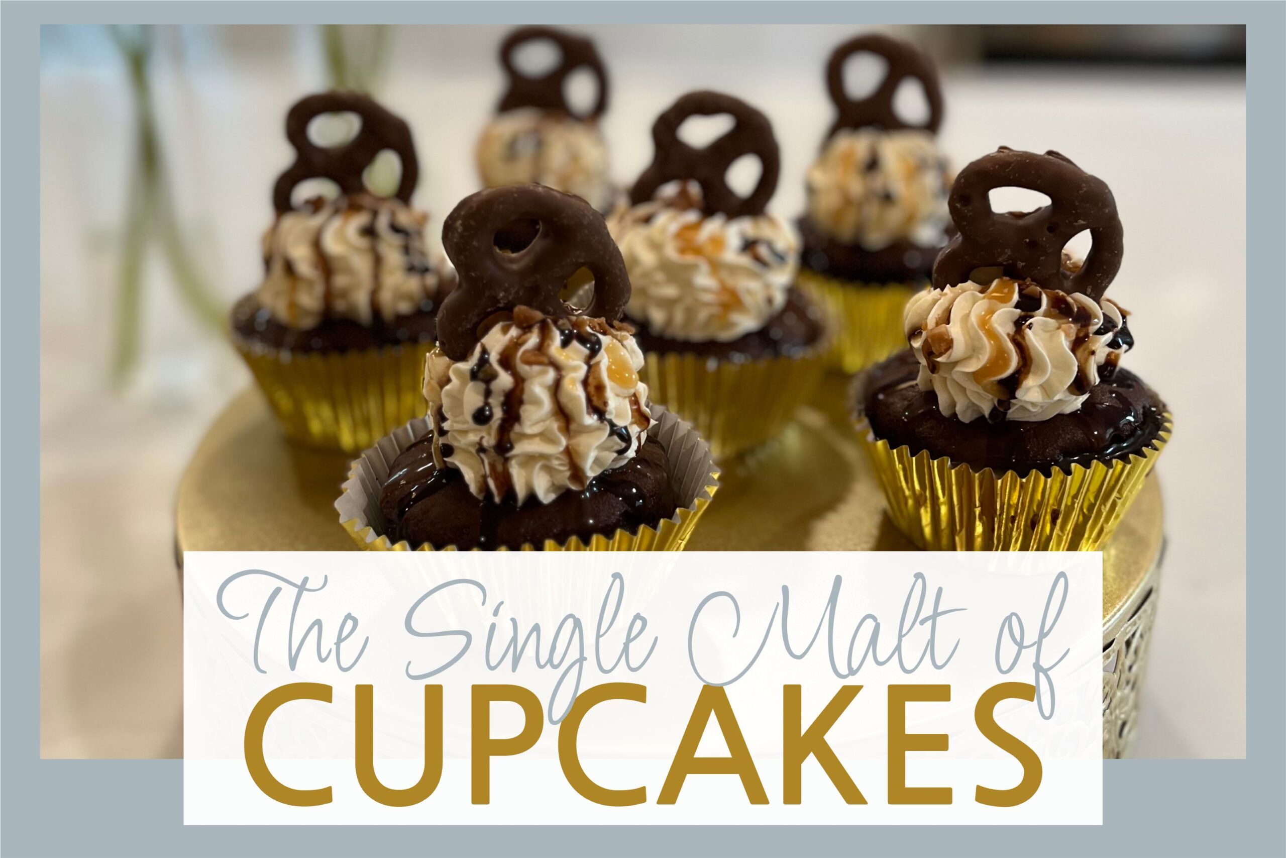 The Single Malt of cupcakes gluten-free luxury dessert feature image